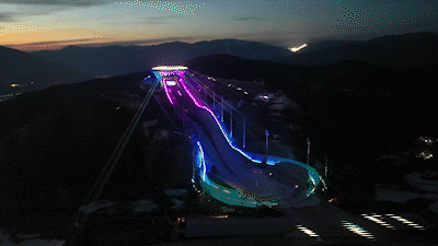 衛(wèi)星見證，這里如何變身“冬奧小城”