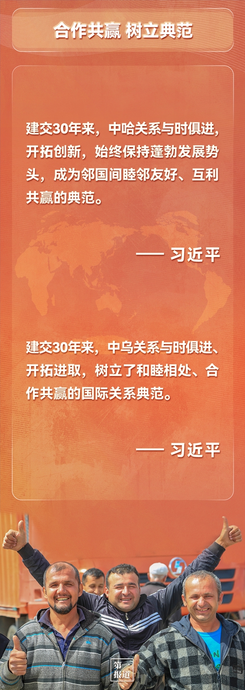 第一報(bào)道 | 建交三十年，習(xí)主席這樣評(píng)價(jià)與中亞五國關(guān)系