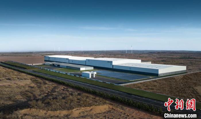 圖為鄂爾多斯零碳產(chǎn)業(yè)園(資料圖)?！?jiān)﹫D
