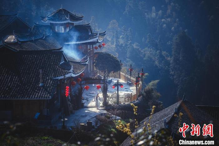 藏于溆浦雁鵝界的古村落。　宋祖春 攝