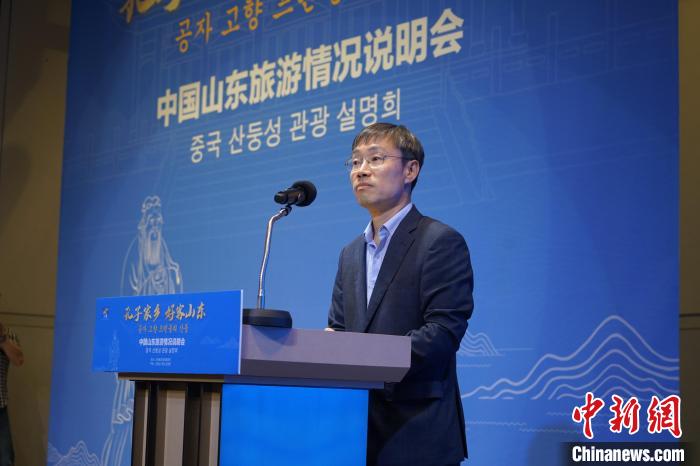 首爾市政府觀光體育局局長金英渙致辭?！⑿?攝