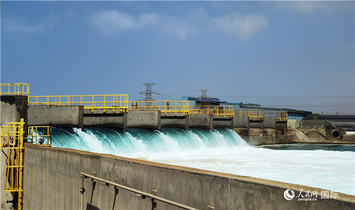 圖為取排水工程項(xiàng)目一景。人民網(wǎng)記者管克江攝