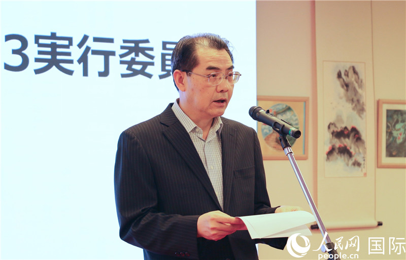 中國駐日本大使吳江浩致辭。人民網(wǎng) 許可攝