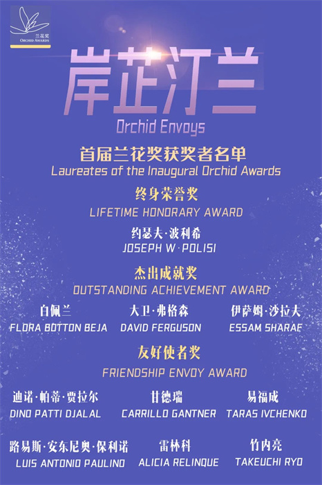 首屆蘭花獎(jiǎng)獲獎(jiǎng)?wù)呙麊巍?巴西圣保羅州立大學(xué)孔子學(xué)院供圖。（來(lái)源：人民畫(huà)報(bào)）