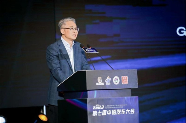 嘉興市人民政府市長(zhǎng)李軍致辭。主辦方供圖