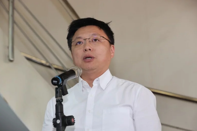 圖為趙天麟。圖片來源：臺灣《聯(lián)合報》劉學(xué)圣攝。