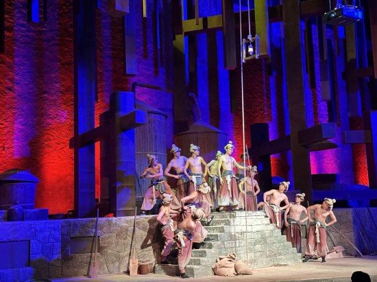 　　《天釀》演出場景。本報記者劉書文攝