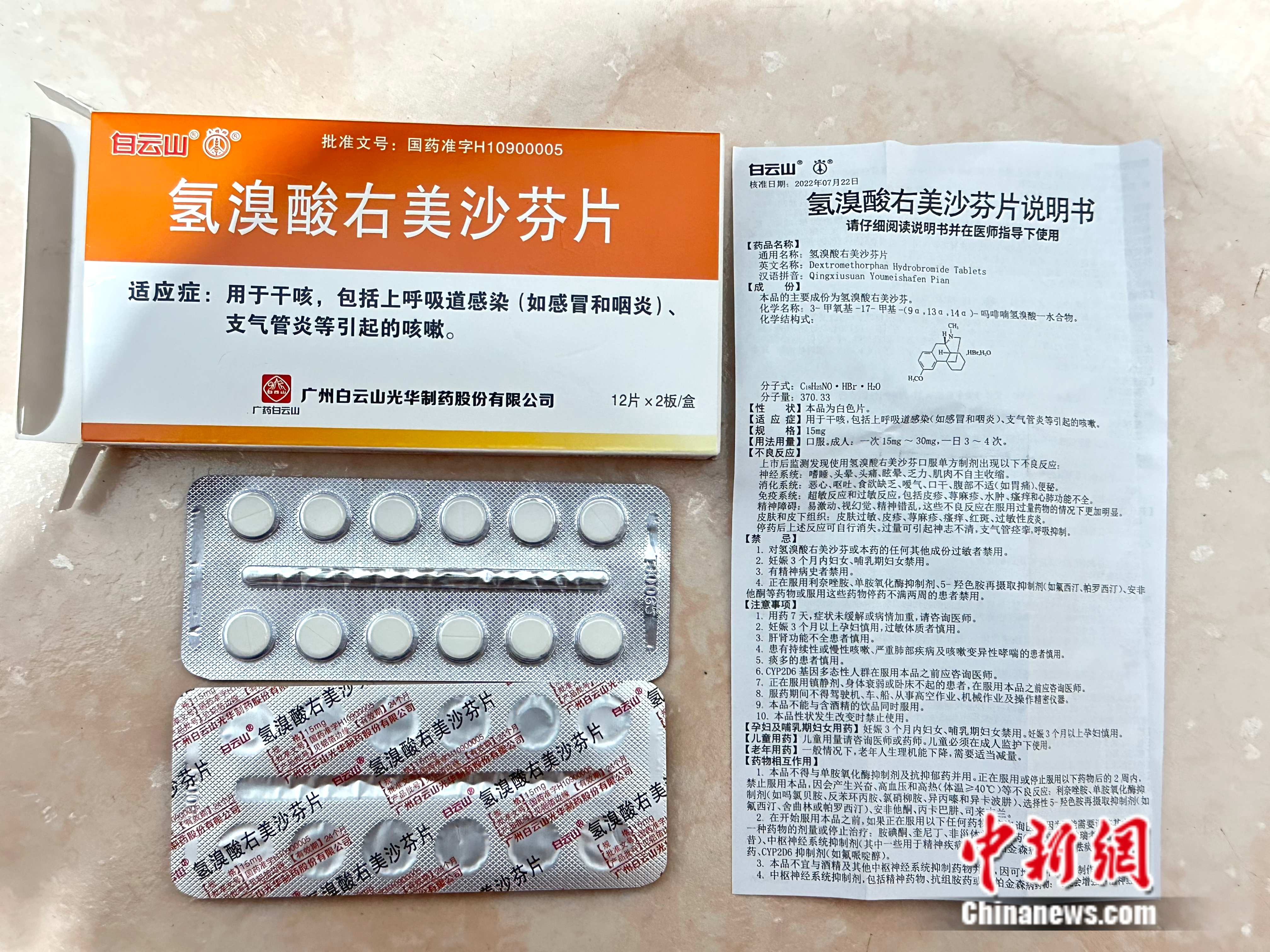 右美沙芬。受訪者供圖