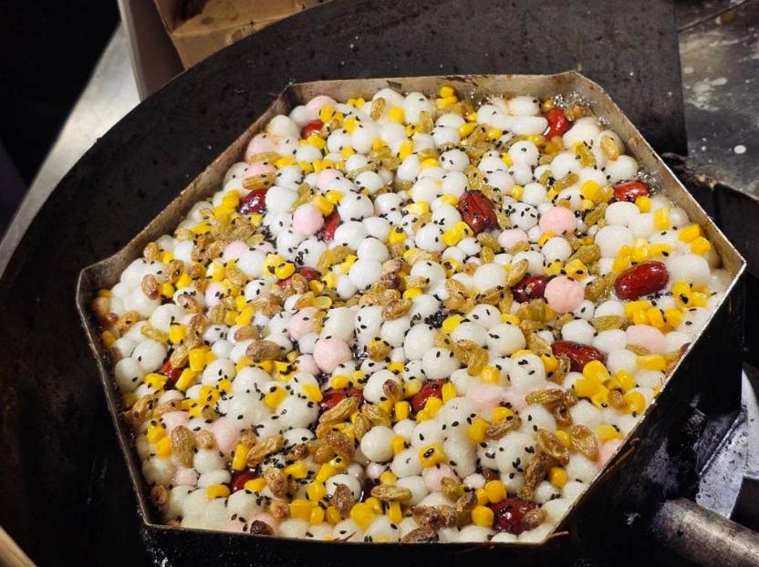 南京特色小吃梅花糕。圖片來源：臺灣“中時新聞網”游定剛攝