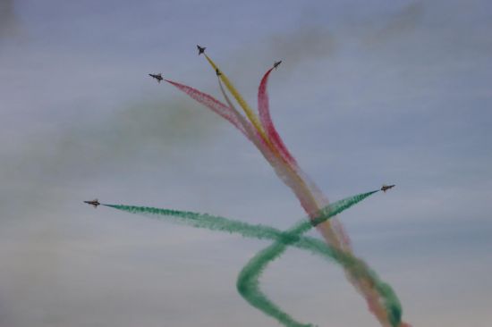 飛行表演現(xiàn)場(chǎng)。高思峰 攝