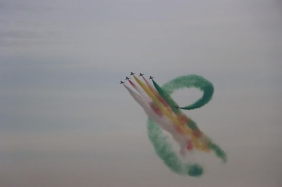 飛行表演現(xiàn)場(chǎng)。高思峰 攝