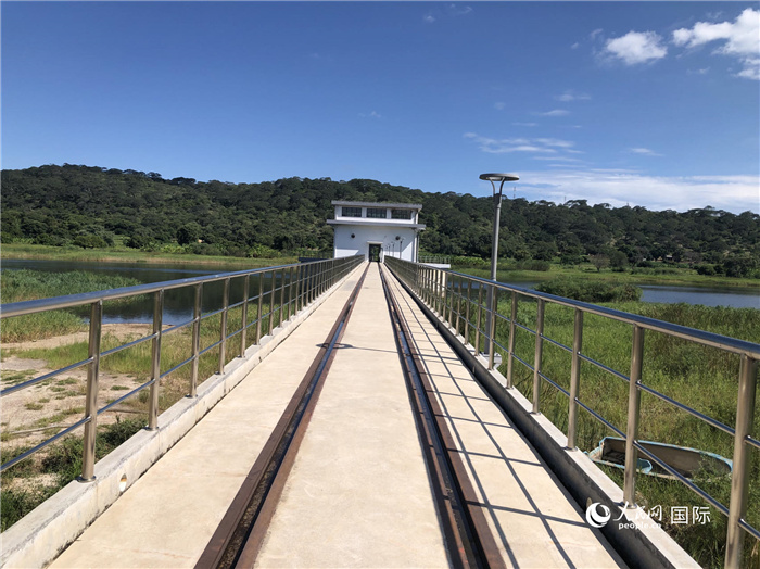 卡夫河供水項目。人民網(wǎng)記者 黃培昭攝