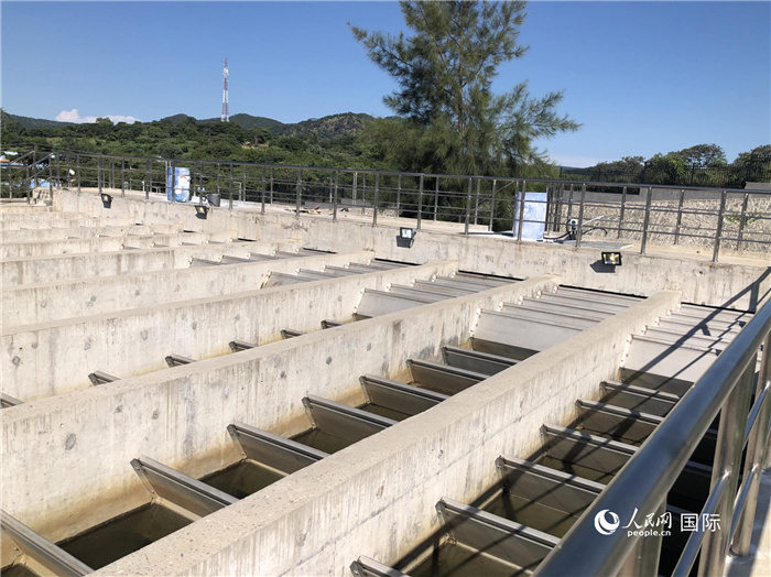 卡夫河供水項目。人民網(wǎng)記者 黃培昭攝