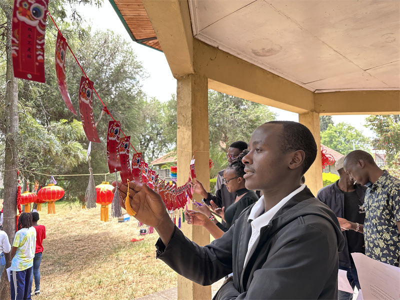 活動現(xiàn)場?？夏醽啺８耦D大學(xué)孔子學(xué)院供圖