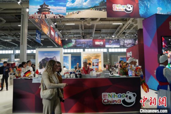  3月5日，2024年柏林國(guó)際旅游交易會(huì)(ITB)在柏林會(huì)展中心拉開(kāi)帷幕。以“你好！中國(guó)”為主題的中國(guó)展區(qū)當(dāng)日亮相展會(huì)。中新社記者 馬秀秀 攝