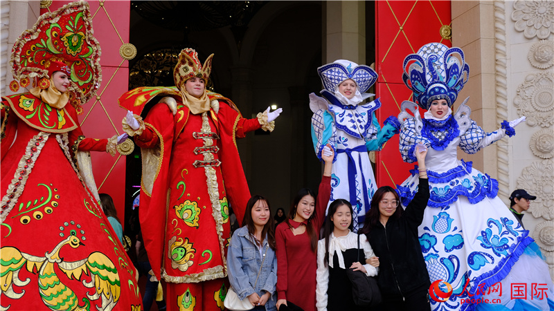 北京展覽館舉辦首屆俄羅斯“謝肉節(jié)”慶?；顒?dòng)。人民網(wǎng) 褚夢琦攝