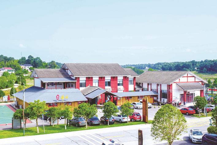 由文化站升級改造而成的“福臨驛站”，可提供度假、研學(xué)、會議、拓展、愛國主義教育等各類旅游線路，供游客自主選擇。 長沙縣供圖