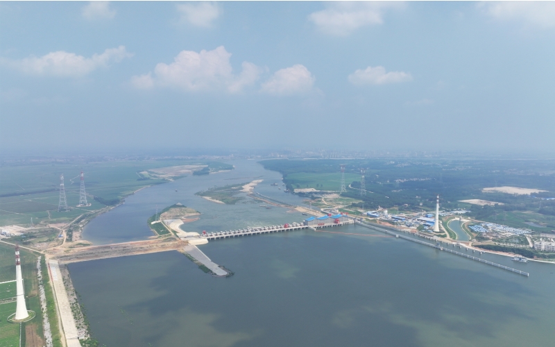 碾盤山水利水電樞紐工程。湖北省水利廳供圖