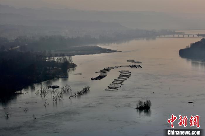圖為冷水魚養(yǎng)殖?！±钣穹?攝