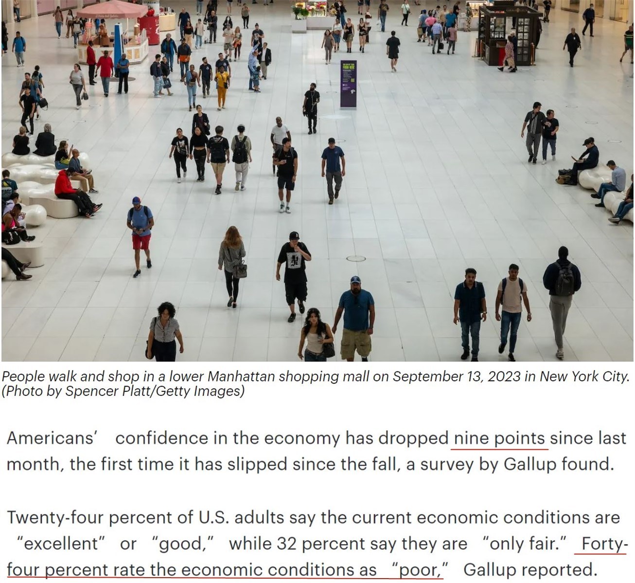 說到美國經(jīng)濟(jì) 超過四成的美國人用了這個(gè)詞！