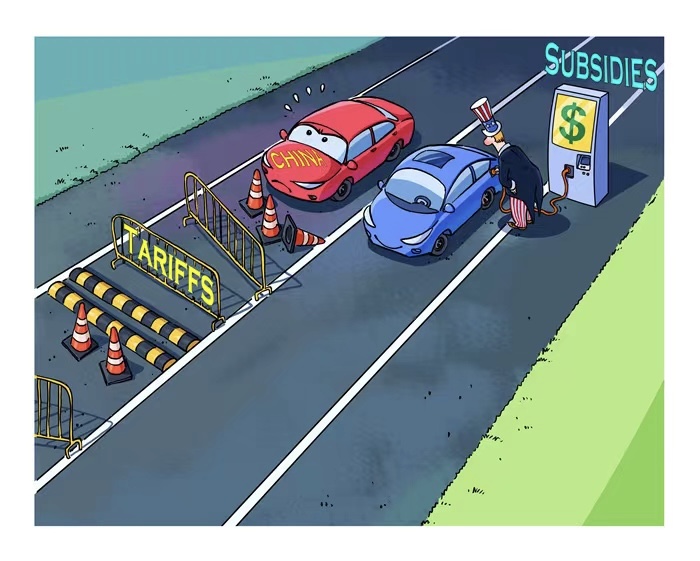 漫畫作者：馬宏亮（人民網(wǎng)版權(quán)圖片，未經(jīng)授權(quán)請勿轉(zhuǎn)載。）