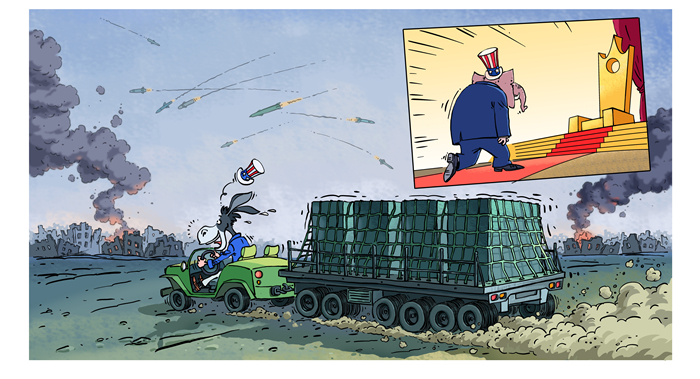 漫畫作者：馬宏亮（人民網(wǎng)版權(quán)圖片，未經(jīng)授權(quán)請勿轉(zhuǎn)載。）