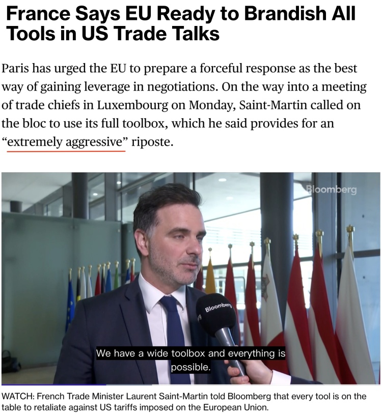 深觀察丨“只要團(tuán)結(jié)，歐盟反制美國的王牌很多”