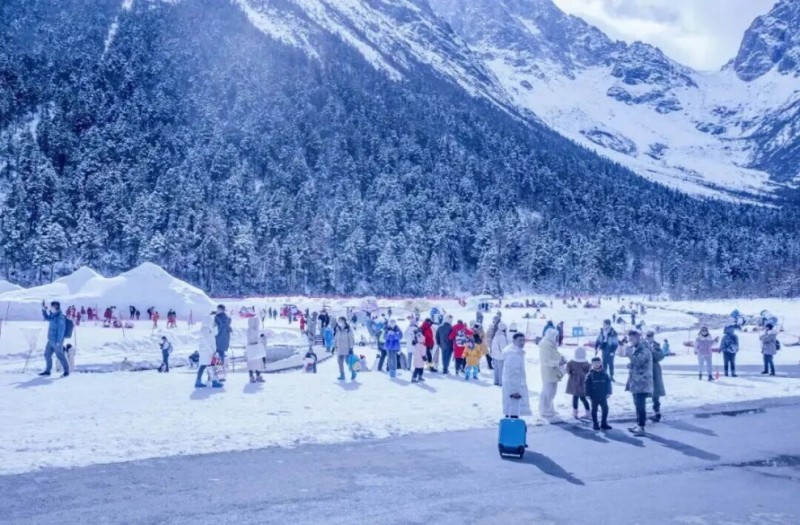 太子嶺滑雪場。阿壩州文廣旅局供圖