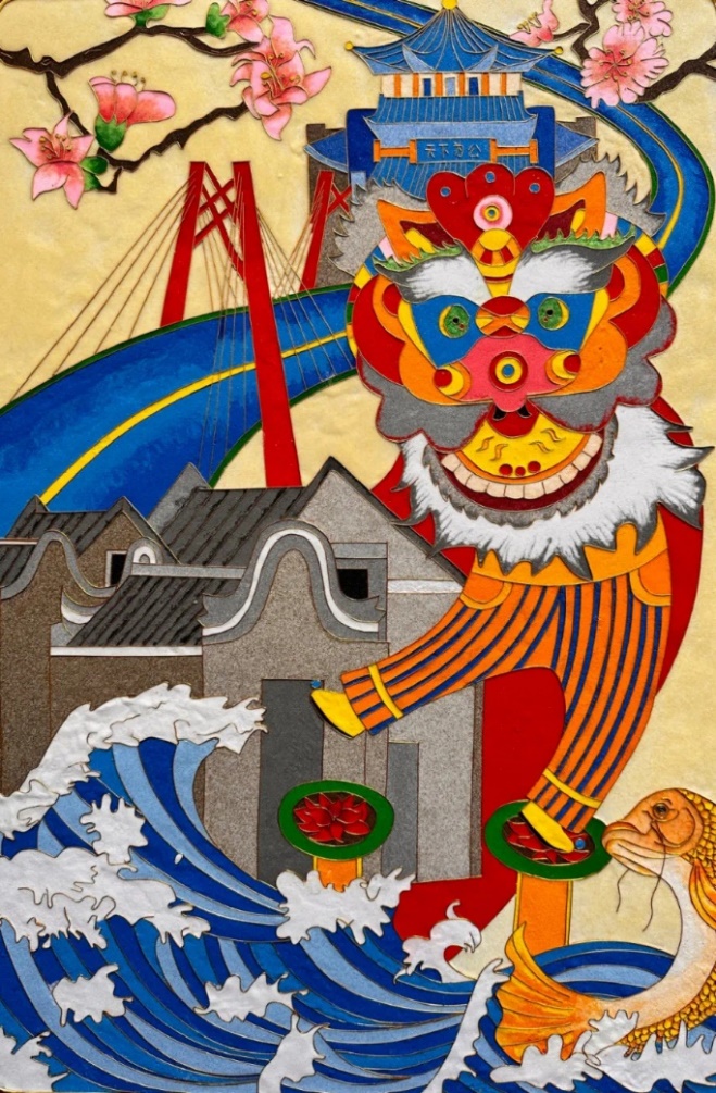 中小學(xué)生創(chuàng)新創(chuàng)意設(shè)計(jì)成果首次登上文博會。參展觀眾供圖