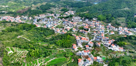 軍營(yíng)村俯瞰。人民網(wǎng)記者 陳博 攝