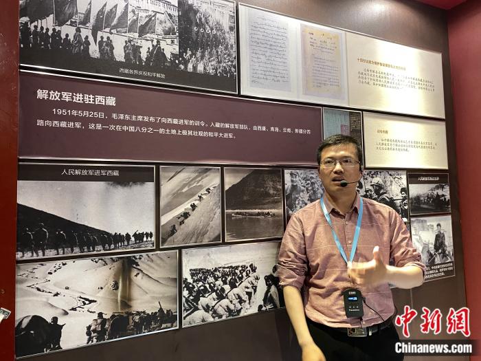 張慶沖在講解。彭寧鈴 攝