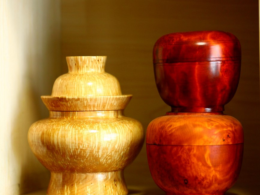 藏地木碗成品。