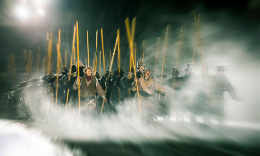 演出現(xiàn)場(chǎng)。蕭文松子攝