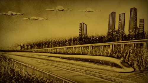 【沙畫】改革開放，讓夢想觸手可及